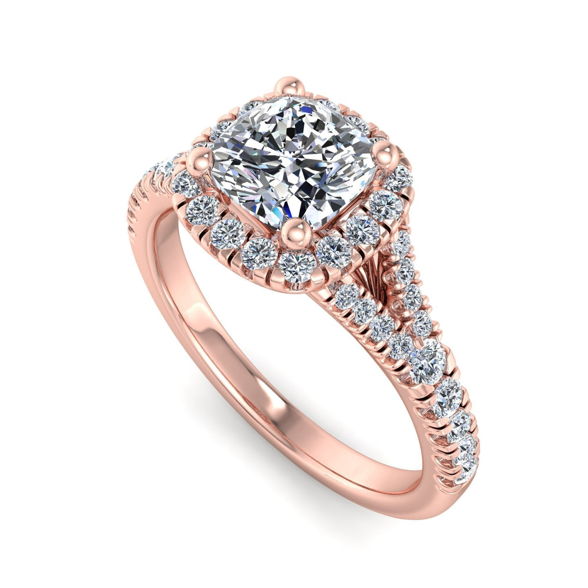 Bloom Halo Engagement Ring
