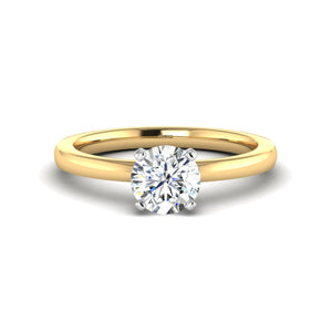 Cove 4-Prong Solitaire Engagement Ring in $14K Yellow Gold 18K Yellow Gold$