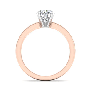 Cove 4-Prong Solitaire Engagement Ring in $14K Rose Gold 18K Rose Gold$