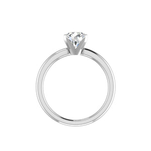 Cove 4-Prong Solitaire Engagement Ring in $14K White Gold 18K White Gold Platinum$
