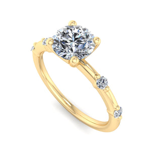 Eden Gallery Solitaire Engagement Ring in $14K Yellow Gold 18K Yellow Gold$