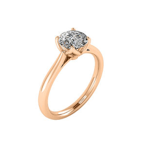 Eira Timeless Solitaire Engagement Ring in $14K Rose Gold 18K Rose Gold$