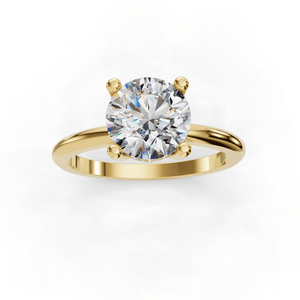 Lush Hidden Halo Engagement Ring in $14K Yellow Gold 18K Yellow Gold$