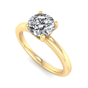 Mira Petite Engagement Ring in $14K Yellow Gold 18K Yellow Gold$