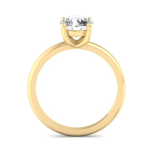 Nia Simple Solitaire Engagement Ring in $14K Yellow Gold 18K Yellow Gold$