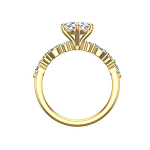 Nola Petite Solitaire Engagement Ring in $14K Yellow Gold 18K Yellow Gold$