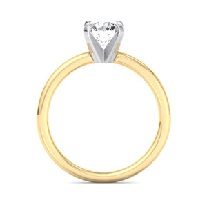 Nova 4-Prong Petite Solitaire Engagement Ring in $14K Yellow Gold 18K Yellow Gold$