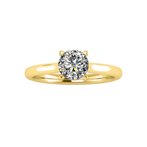 Nova Cathedral Solitaire Engagement Ring in $14K Yellow Gold 18K Yellow Gold$