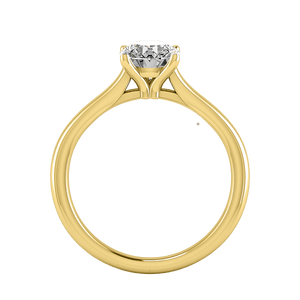 Nova Cathedral Solitaire Engagement Ring in $14K Yellow Gold 18K Yellow Gold$