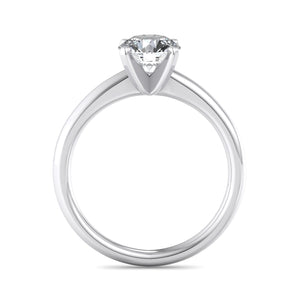 Opal Signature Solitaire Engagement Ring in $14K White Gold 18K White Gold Platinum$