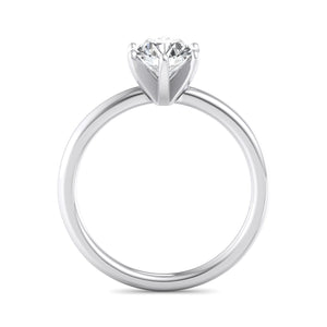 Orion 6-Prong Signature Solitaire Engagement Ring in $14K White Gold 18K White Gold Platinum$
