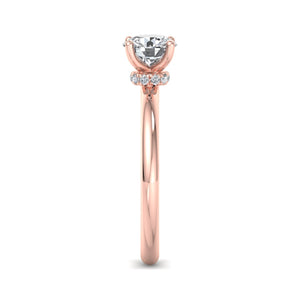 Skye Refined Solitaire Engagement Ring in $14K Rose Gold 18K Rose Gold$