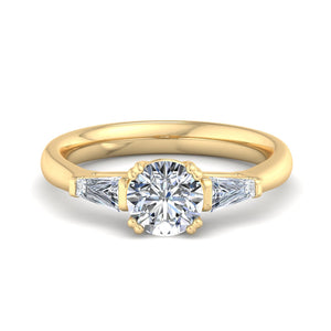 Trio Classic 3-Stone Engagement Ring in $14K Yellow Gold 18K Yellow Gold$