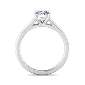 Zara Lightcatcher Solitaire Engagement Ring in $14K White Gold 18K White Gold Platinum$