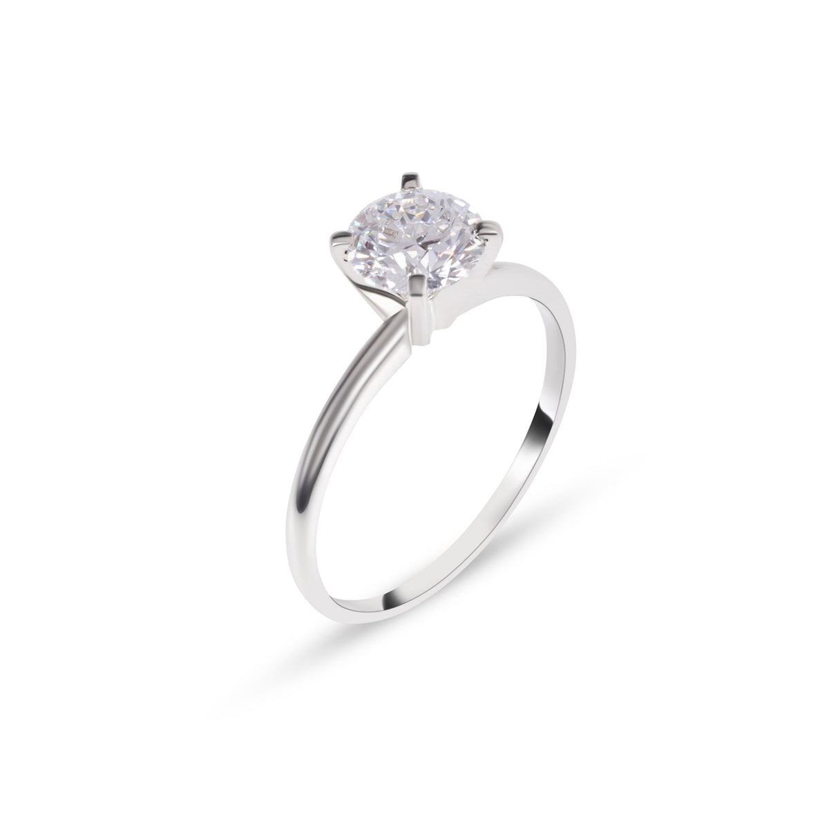 1 Carat Lab Grown Diamond Solitaire Ring (CANADA)