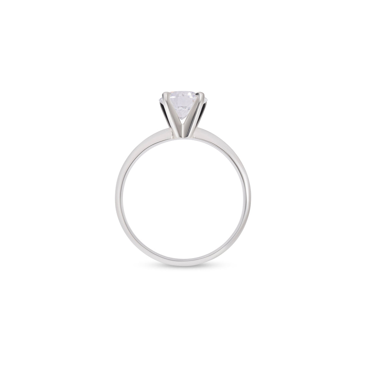 1 Carat Lab Grown Diamond Solitaire Ring (CANADA)