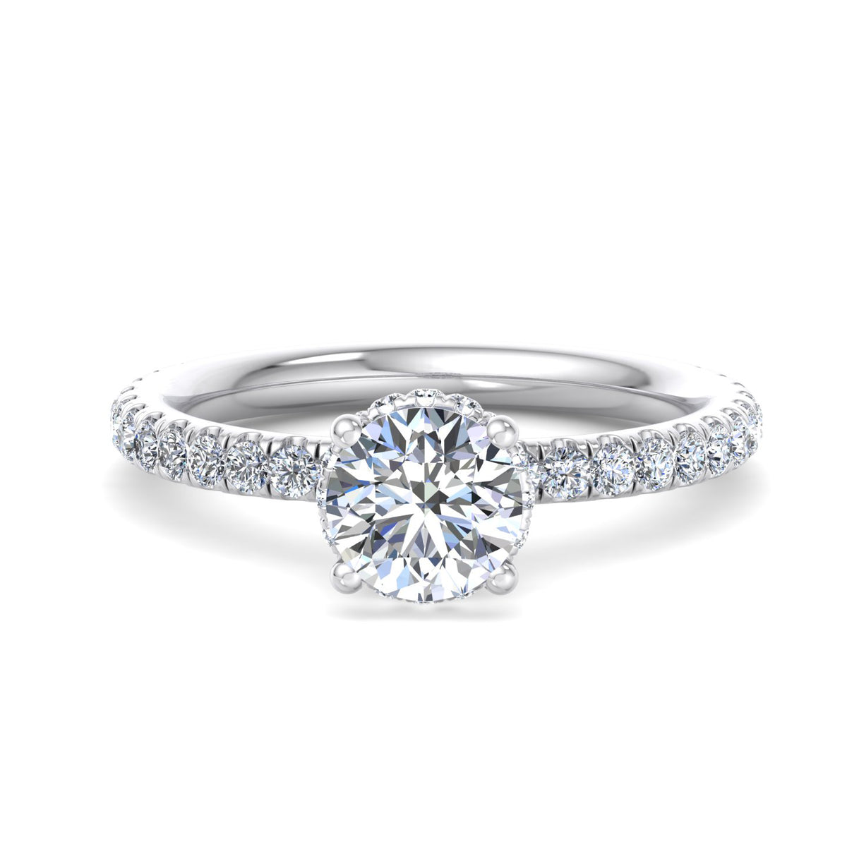 $14K White Gold 18K White Gold Platinum$