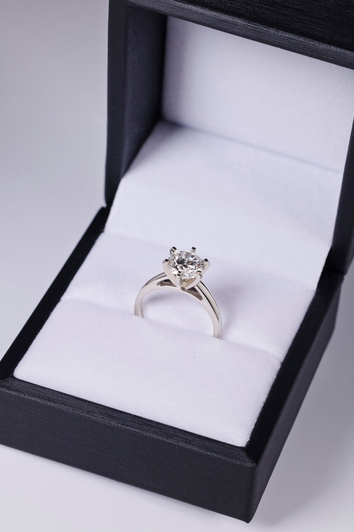 2 Carat Lab Grown Diamond Solitaire Ring (CANADA)