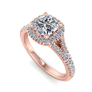 Bloom Halo Engagement Ring