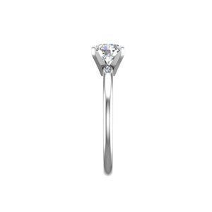 Cove 4-Prong Solitaire Engagement Ring in $14K White Gold 18K White Gold Platinum$