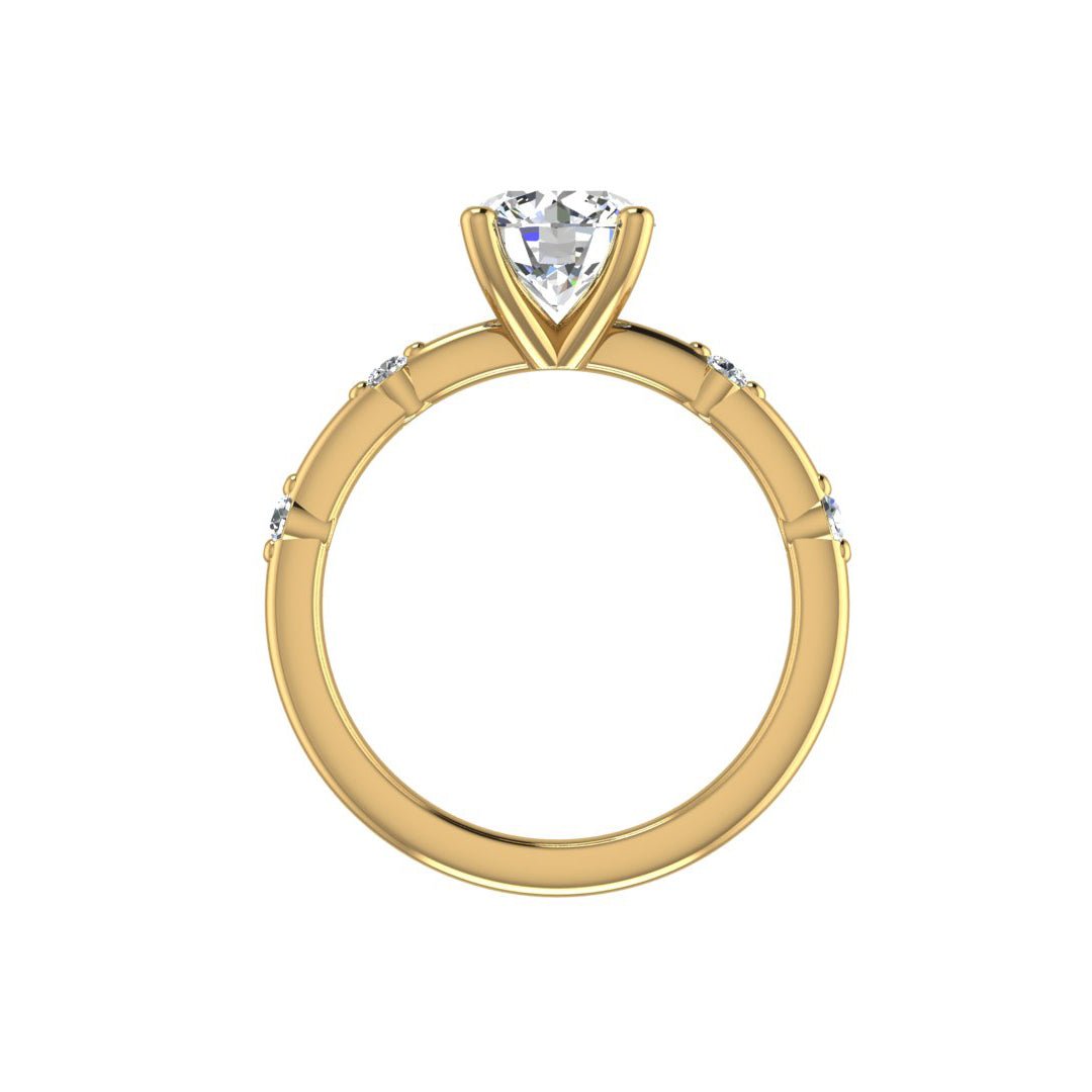 Eden Gallery Solitaire Engagement Ring in $14K Yellow Gold 18K Yellow Gold$