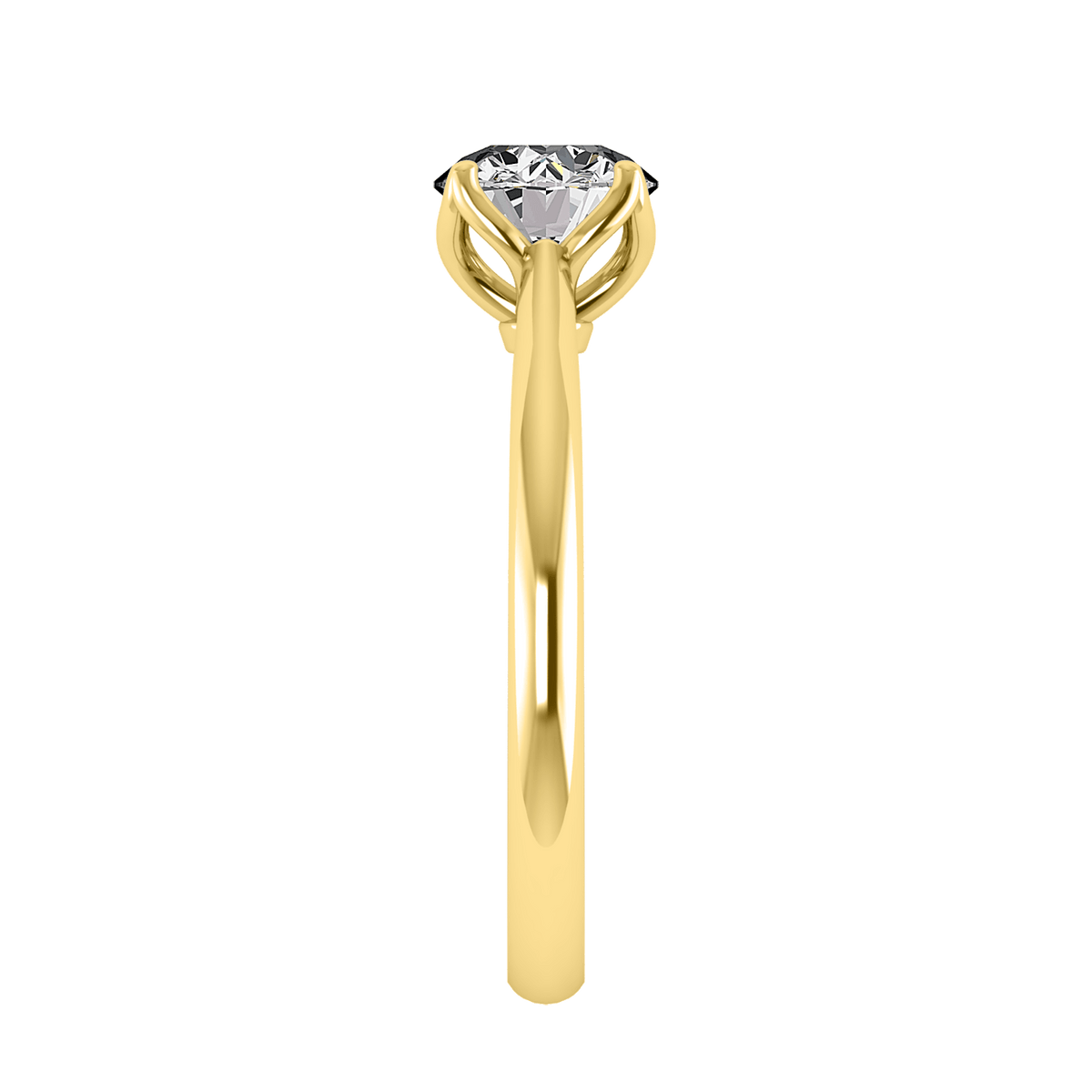 Eira Timeless Solitaire Engagement Ring in $14K Yellow Gold 18K Yellow Gold$ 