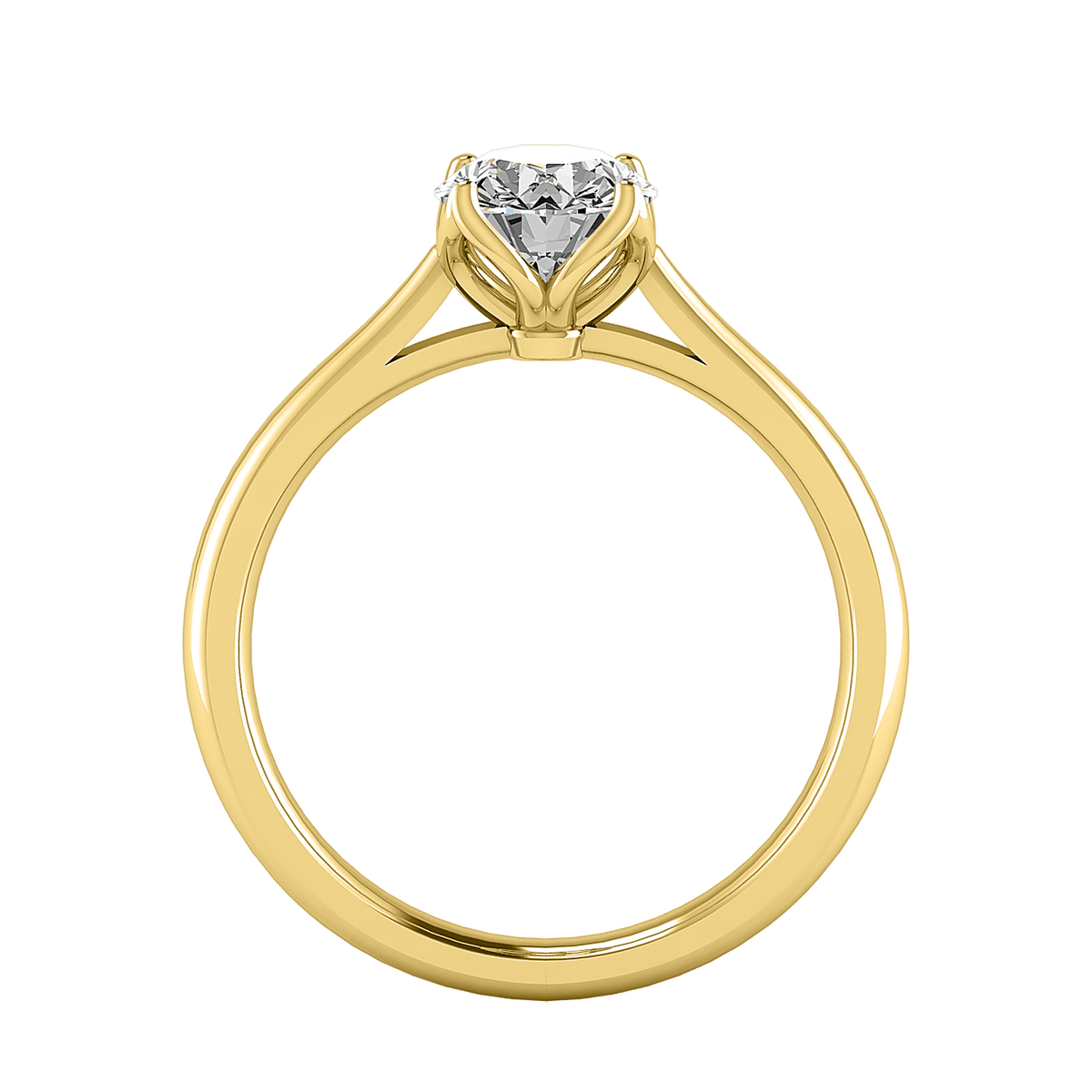 Eira Timeless Solitaire Engagement Ring in $14K Yellow Gold 18K Yellow Gold$ 