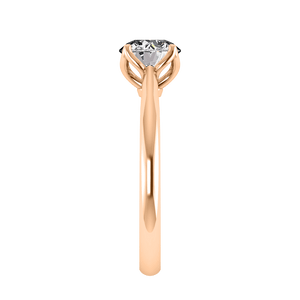 Eira Timeless Solitaire Engagement Ring in $14K Rose Gold 18K Rose Gold$ 
