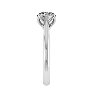 Eira Timeless Solitaire Engagement Ring in $14K White Gold 18K White Gold Platinum$ 