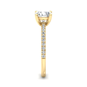 Gleam Pave Engagement Ring in $14K Yellow Gold 18K Yellow Gold$