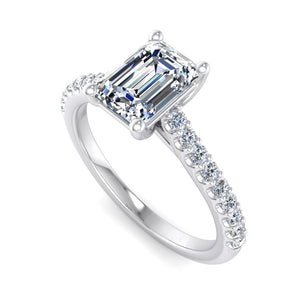LuxeStone Solitaire Engagement Ring
