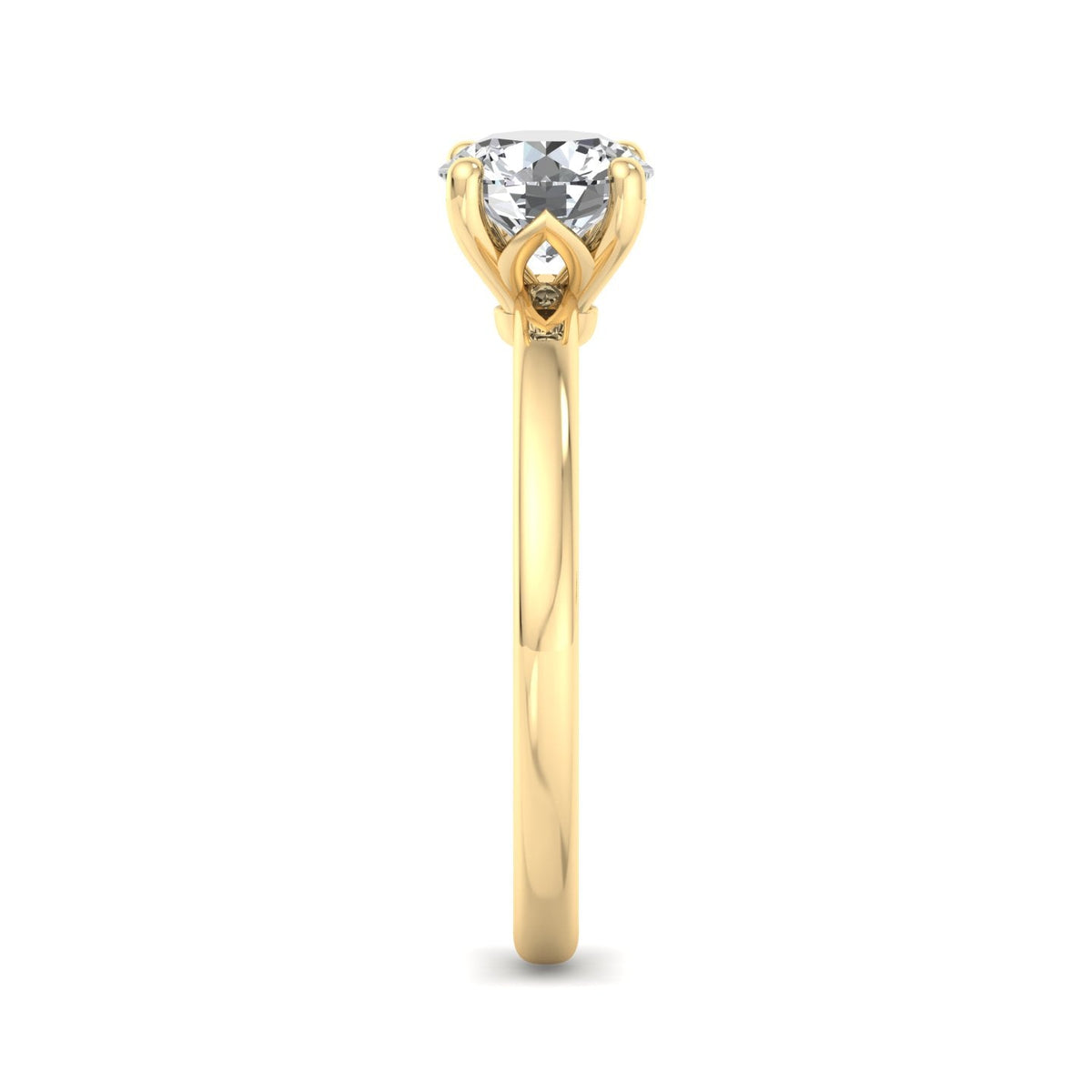 Mira Petite Engagement Ring in $14K Yellow Gold 18K Yellow Gold$