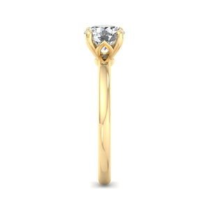Mira Petite Engagement Ring in $14K Yellow Gold 18K Yellow Gold$