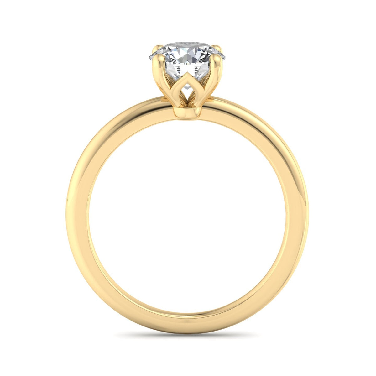 Mira Petite Engagement Ring in $14K Yellow Gold 18K Yellow Gold$