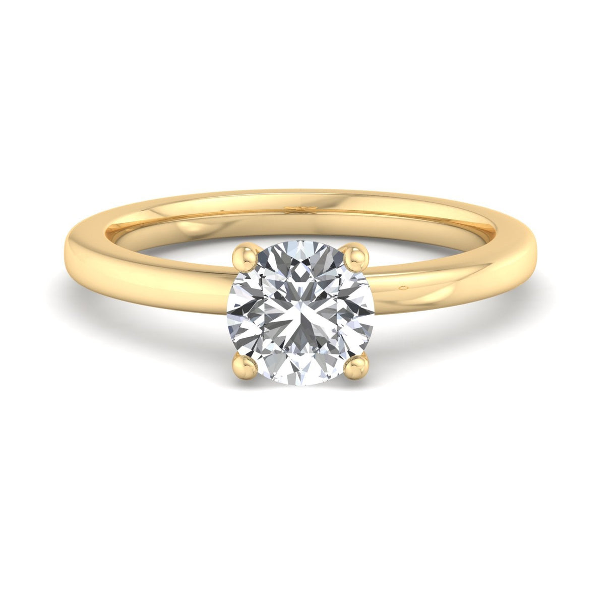Mira Petite Engagement Ring in $14K Yellow Gold 18K Yellow Gold$