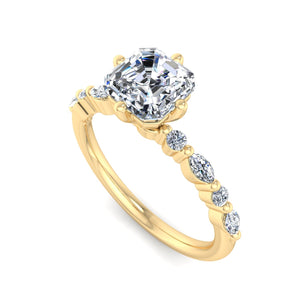 Nola Petite Solitaire Engagement Ring
