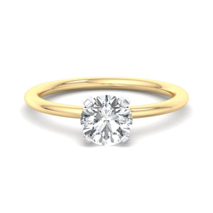Nova 4-Prong Petite Solitaire Engagement Ring in $14K Yellow Gold 18K Yellow Gold$ 
