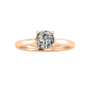 Nova Cathedral Solitaire Engagement Ring in $14K Rose Gold$ 