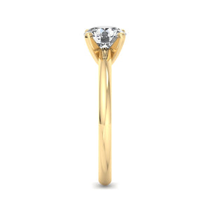 Opal Signature Solitaire Engagement Ring in $14K Yellow Gold 18K Yellow Gold$ 
