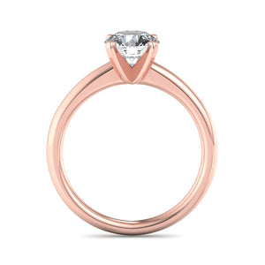 Opal Signature Solitaire Engagement Ring in $14K Rose Gold 18K Rose Gold$ 