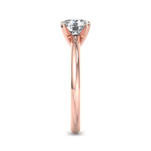 Opal Signature Solitaire Engagement Ring in $14K Rose Gold 18K Rose Gold$ 