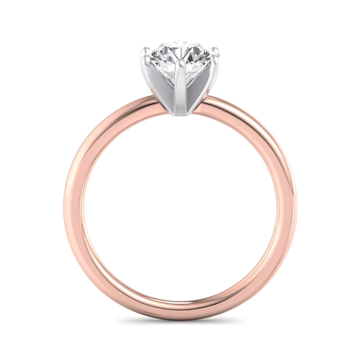 Orion 6-Prong Signature Solitaire Engagement Ring in $14K Rose Gold 18K Rose Gold$