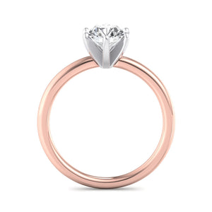 Orion 6-Prong Signature Solitaire Engagement Ring in $14K Rose Gold 18K Rose Gold$ 