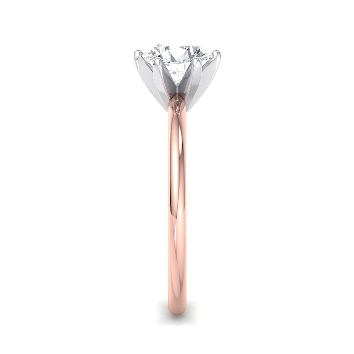 Orion 6-Prong Signature Solitaire Engagement Ring in $14K Rose Gold 18K Rose Gold$ 