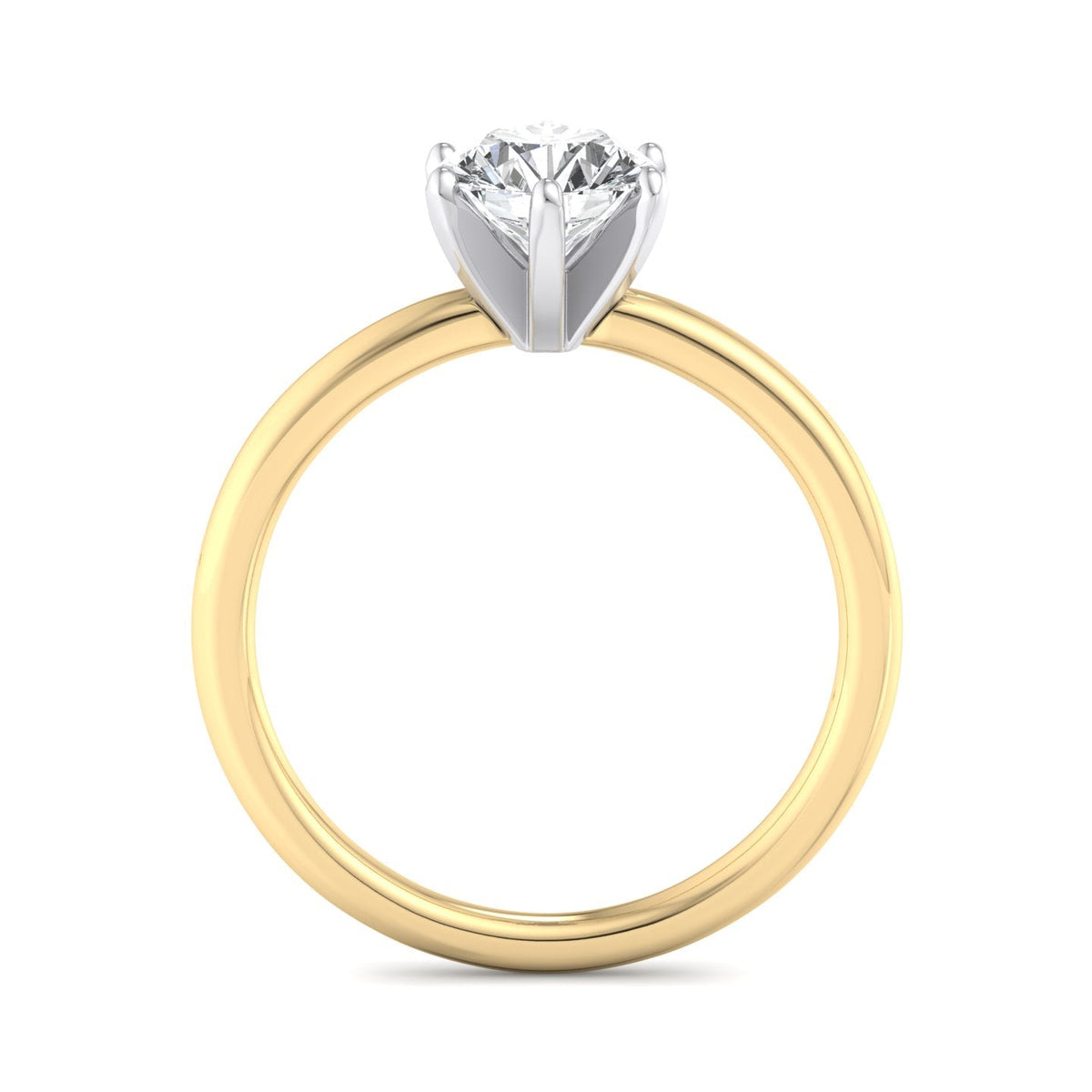 Orion 6-Prong Signature Solitaire Engagement Ring in $14K Yellow Gold 18K Yellow Gold$