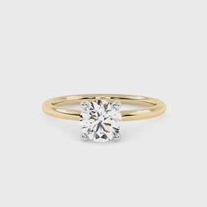 Nova 4-Prong Petite Solitaire Engagement Ring in $14K Yellow Gold 18K Yellow Gold$ 