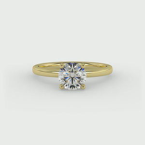 Mira Petite Engagement Ring in $14K Yellow Gold 18K Yellow Gold$