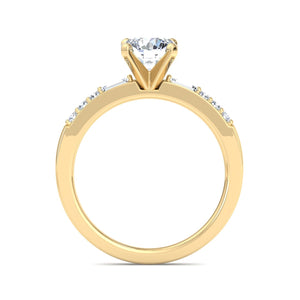 Sage Modern Solitaire Engagement Ring in $14K Yellow Gold 18K Yellow Gold$ 
