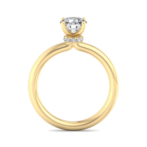 Skye Refined Solitaire Engagement Ring in $14K Yellow Gold 18K Yellow Gold$