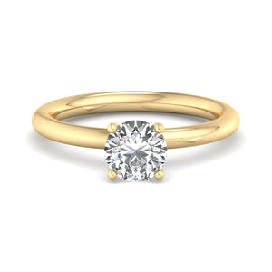 Skye Refined Solitaire Engagement Ring in $14K Yellow Gold 18K Yellow Gold$